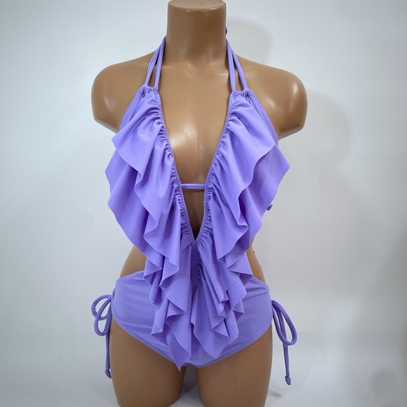 One piece ruffle swimsuit - Picture 7 of 7